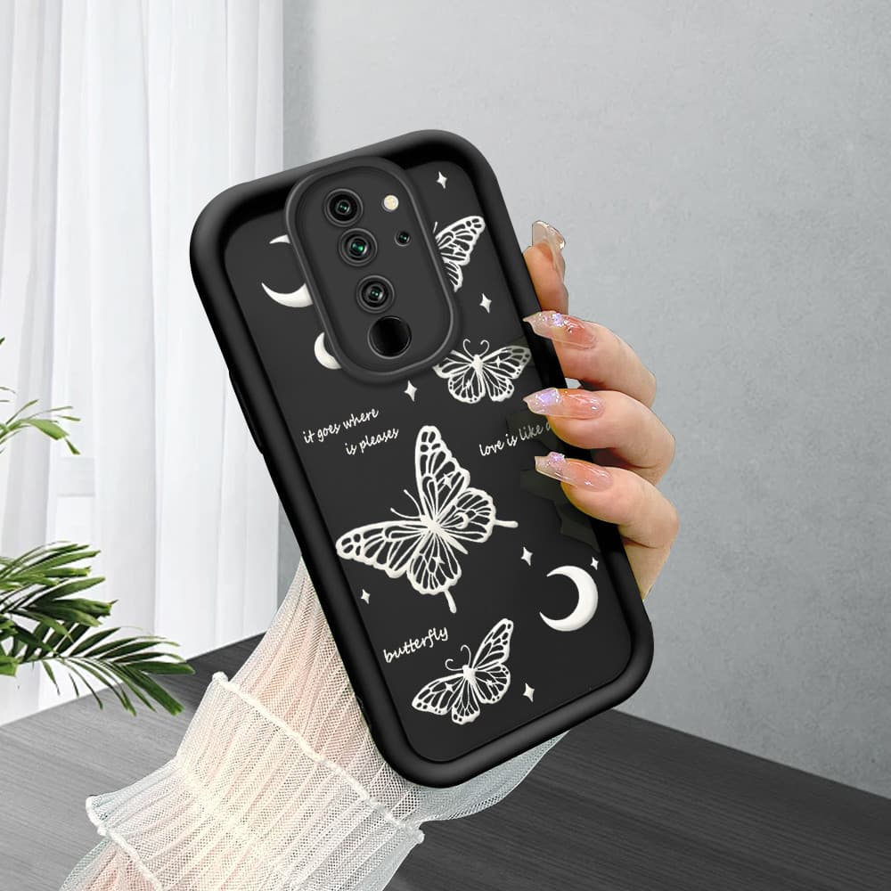 Capinha Macia Silicone Protetora Preta Case Para Xiaomi Redmi Note 8 Pro Capa De Celular BTY 5731