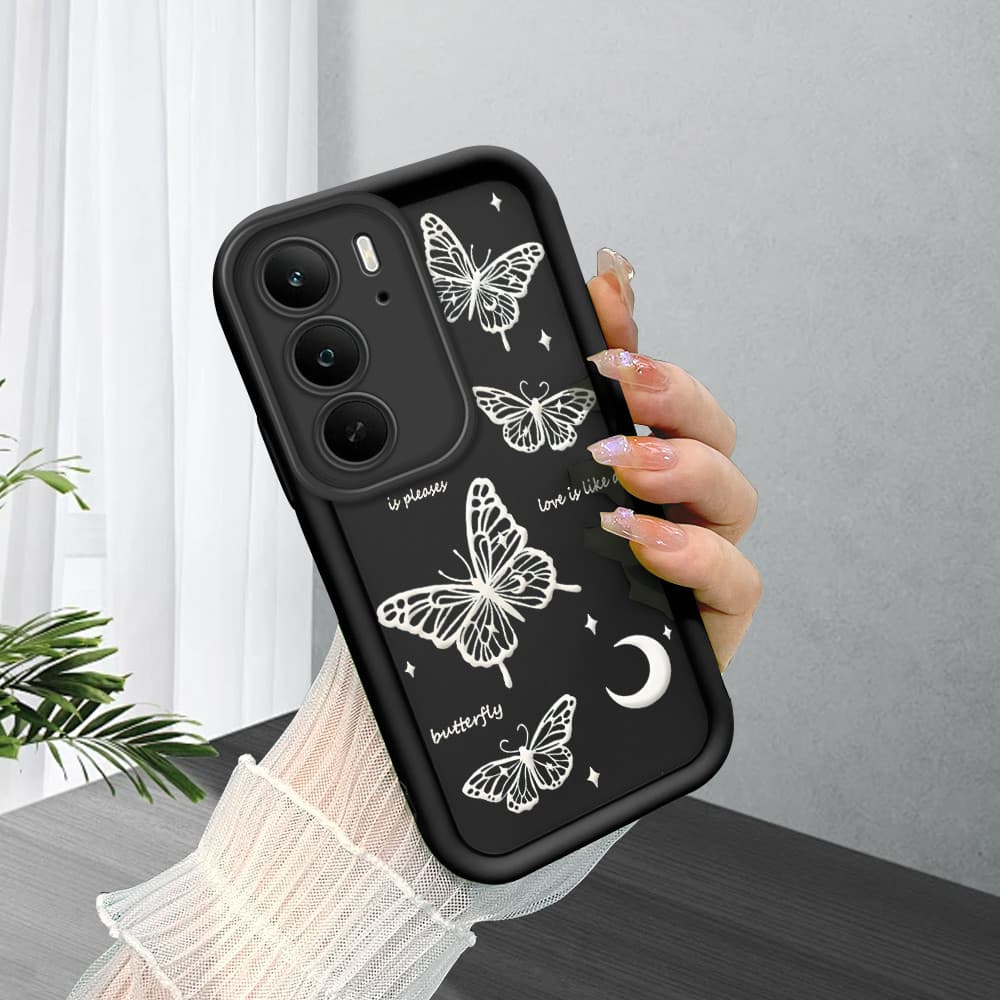 Capinha Macia Silicone Protetora Preta Case Para Realme C75 C75X 4G Capa De Celular BTY 5731