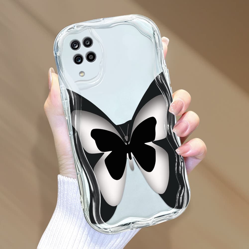 Capa Para Samsung Galaxy A12 M12 5G Capinha De Silicone Macia Celular Protetora Textura Com Creme 3227 Case NYW