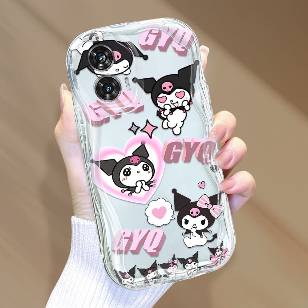 Capa Para Motorola Moto Edge 50 Fusion Capinha De Silicone Macia Celular Protetora Textura Com Creme 3251 Case NYW