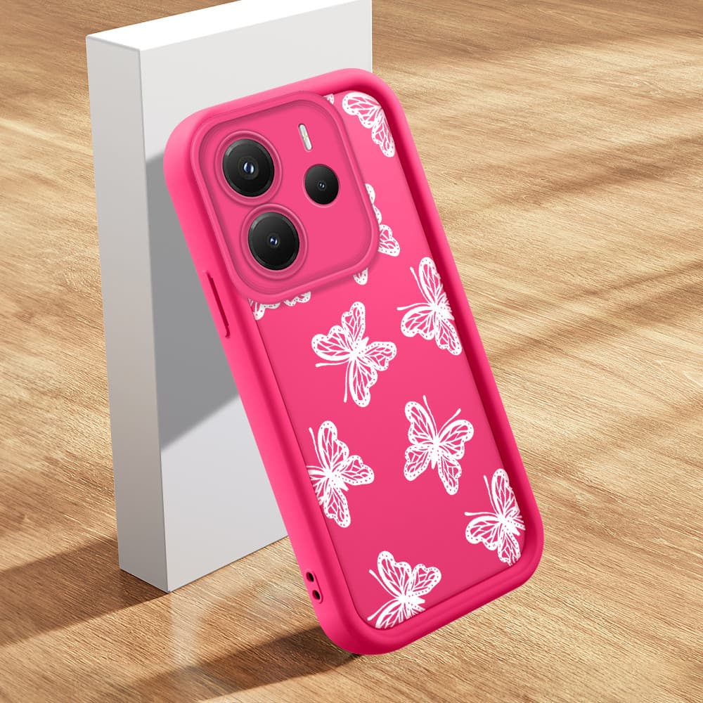 Capinha Para Xiaomi Redmi Note 14 5G Capa De Case Celular Silicone Anti-impacto Adamantium Amor 2108