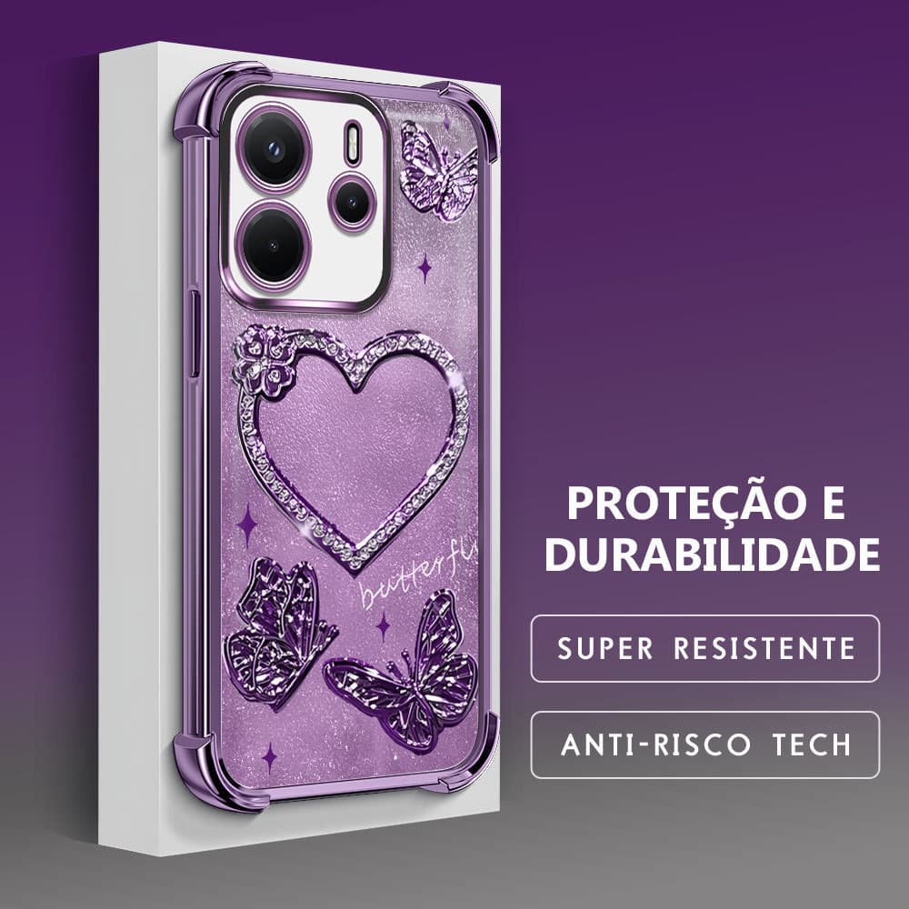 Capinha Para Xiaomi Redmi Note 14 4G Capa De Celular Case Macia Anti Choque Transparente Protetora FS 0694