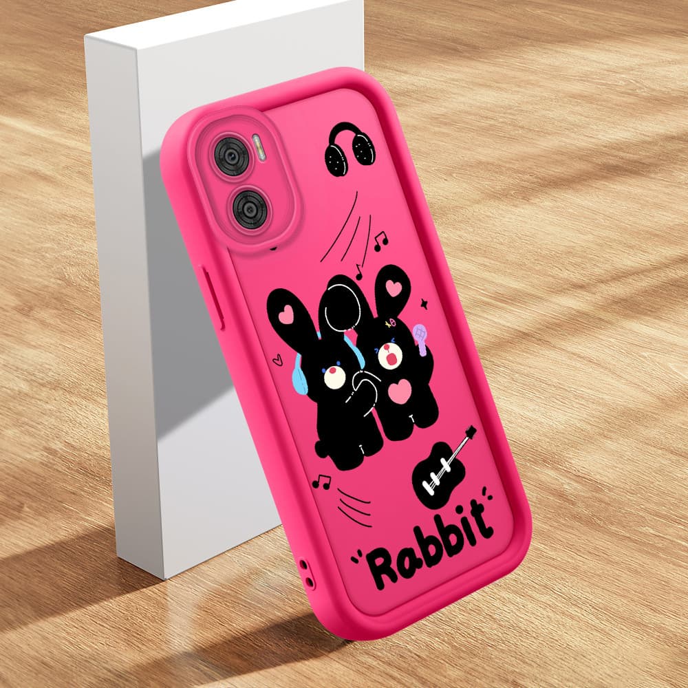 Capa Para Motorola Moto E22 Capinha De Celular Macio Silicone Case Verde Rosa Vermelha 1677 TY