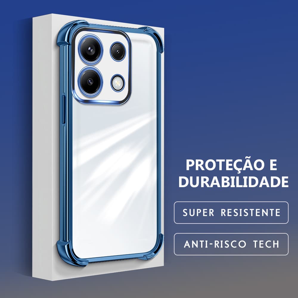 Capinha Capa Anti Impacto Transparente Luxo Para Xiaomi Poco X6 Redmi Note 13 Pro 5G Case De Celular SJ 0000