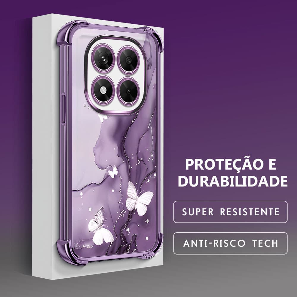 Capinha Para Xiaomi Redmi Note 14 Pro 5G Capa De Celular Anti Impacto De Case FS0710
