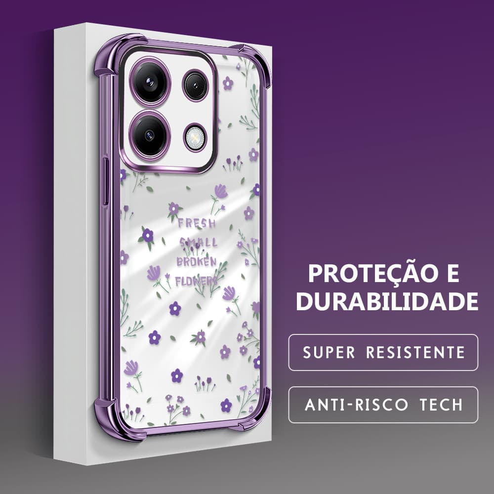 Capinha Para Xiaomi Poco X6 Redmi Note 13 Pro 5G Anti Queda Capa Celular FS0339
