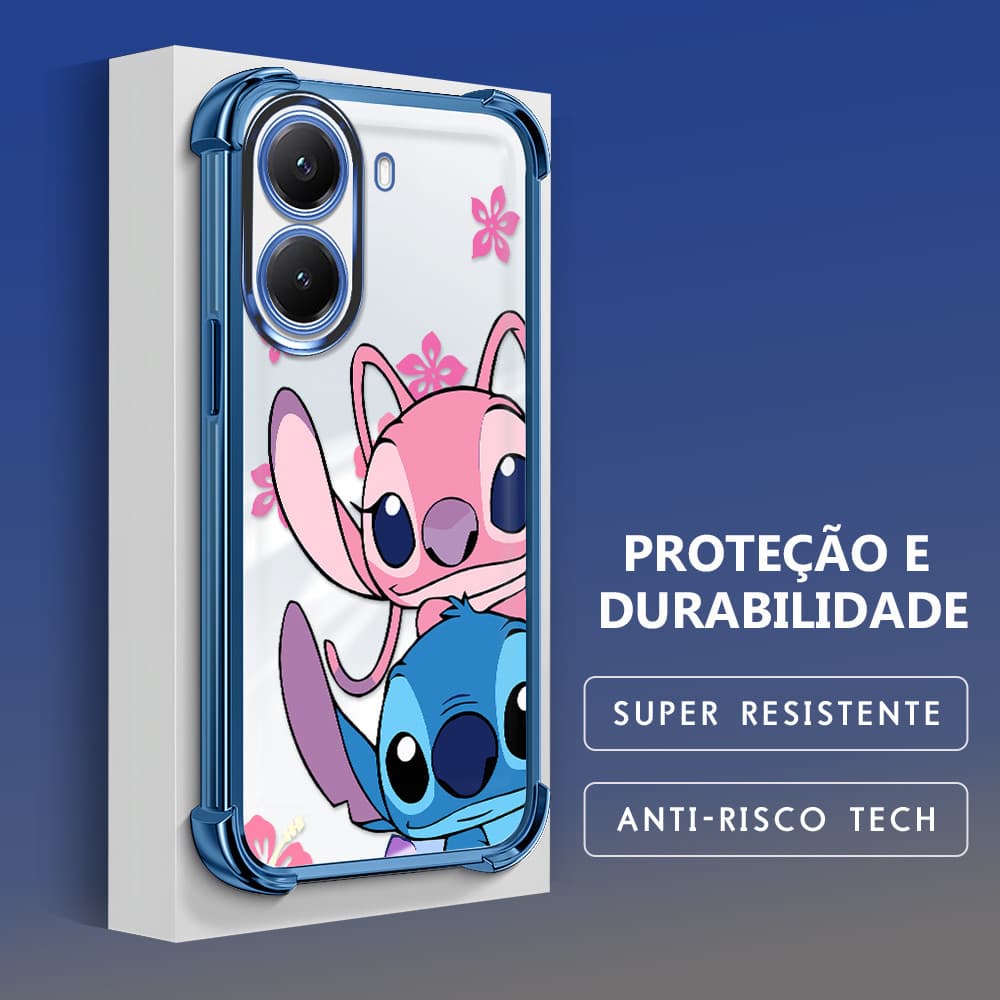 Capinha Case De Telefone Para Xiaomi Redmi Turbo 4 Transparente Anti-Queda Kawaii Silicone De Celular FS0336