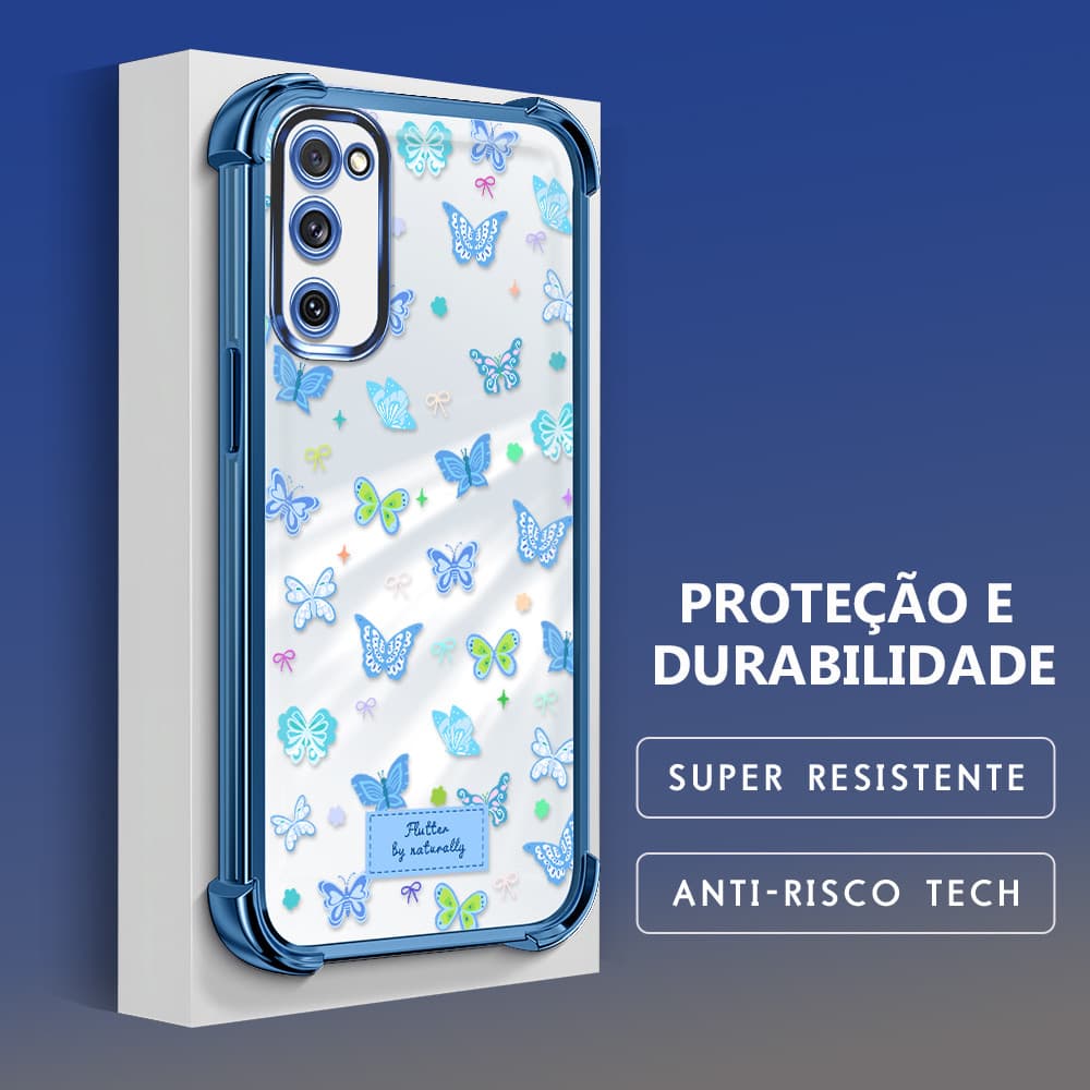 Capinha Case De Telefone Para Samsung Galaxy S20 FE 5G Transparente Anti-Queda Kawaii Silicone De Celular FS0396