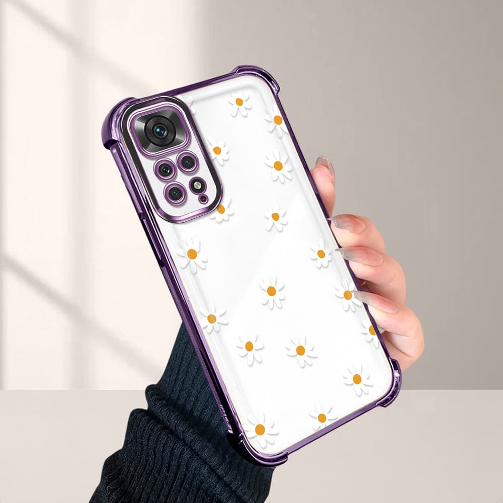 Capinha Case De Telefone Para Xiaomi Redmi Note 11 11S Transparente Anti-Queda Kawaii Silicone De Celular FS0484