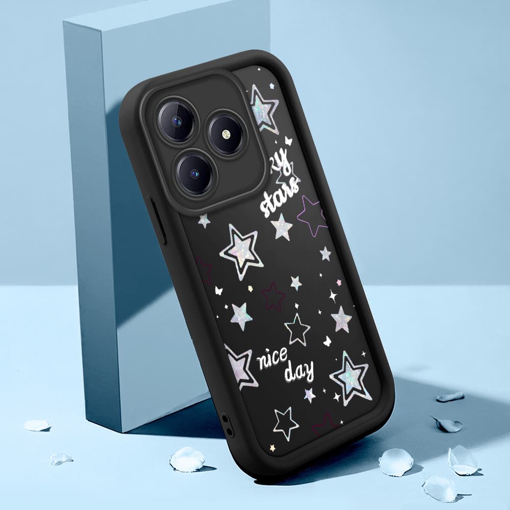 Capinha Para Realme C61 C63 Preta Silicone De Celular Capa TY5071