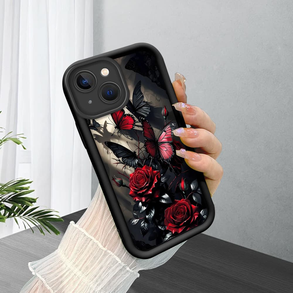 Capinha Para iPhone 13 Preta Silicone De Celular Capa TY5483