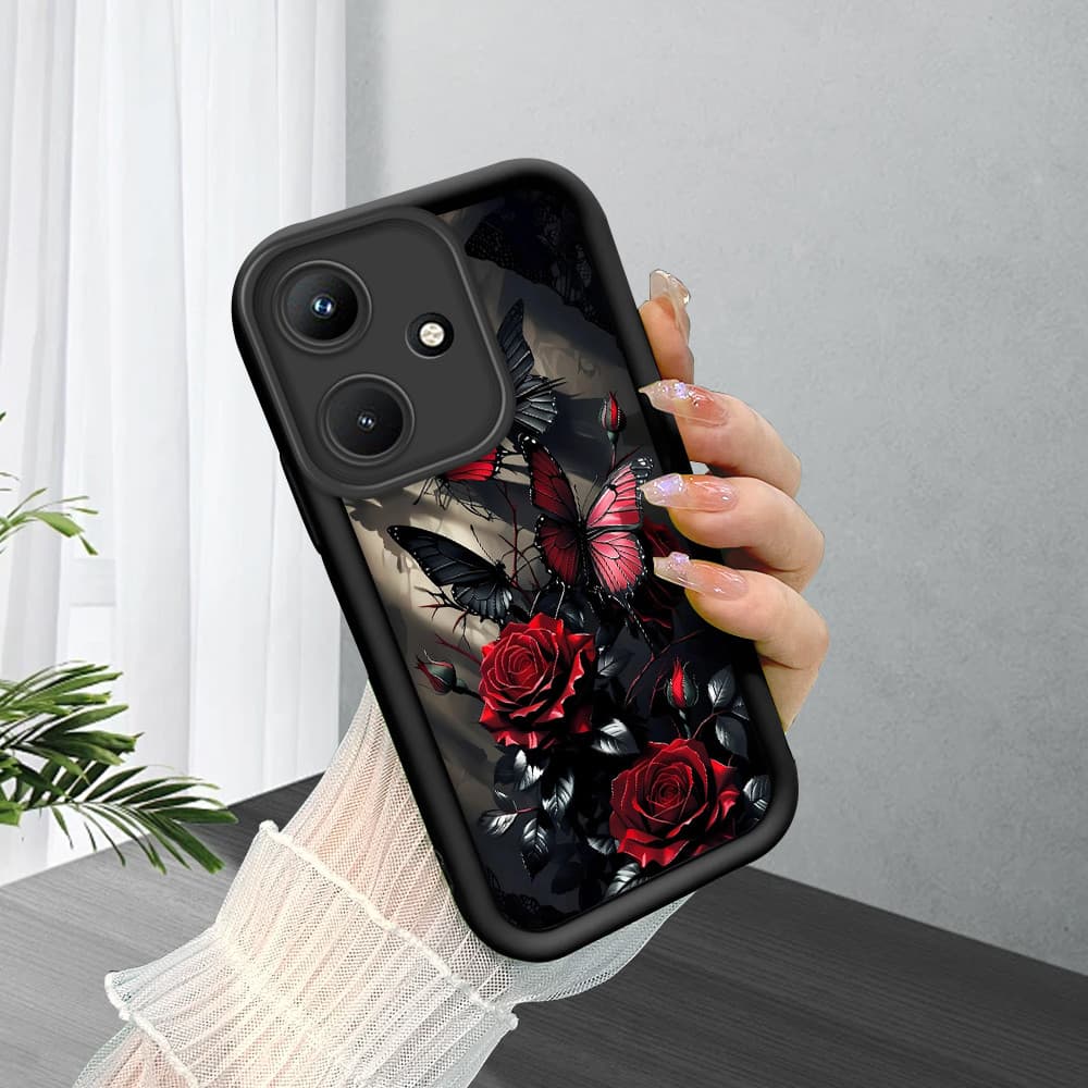 Capinha Para Infinix Hot 30i Preta Silicone De Celular Capa TY5483