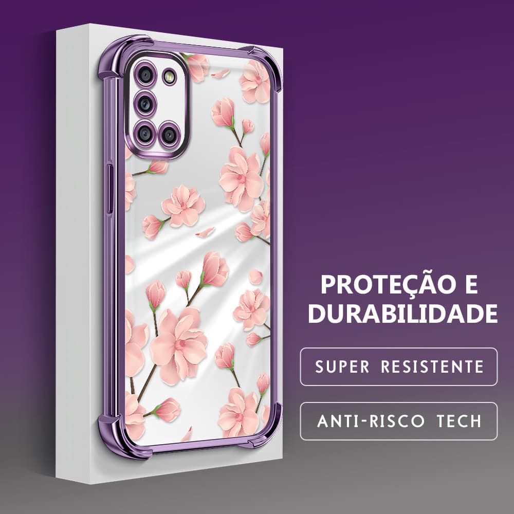 Capinha Capa Anti Impacto Transparente Luxo Para Samsung Galaxy A31 Case De Celular SJ 0523