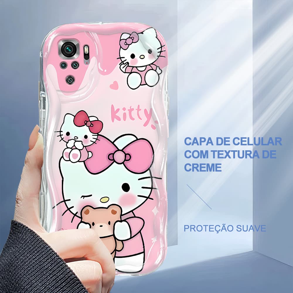 Capa Para Xiaomi Redmi Note 10 10S 4G Capinha De Silicone Macia Protetora Celular Com Textura Ondulada 3090 Case NYW