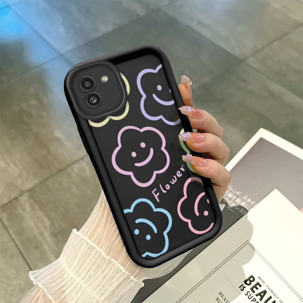 Capa Para Samsung Galaxy A03 Capinha De Celular Macio Preto Normal Silicone Case 6132 TYB