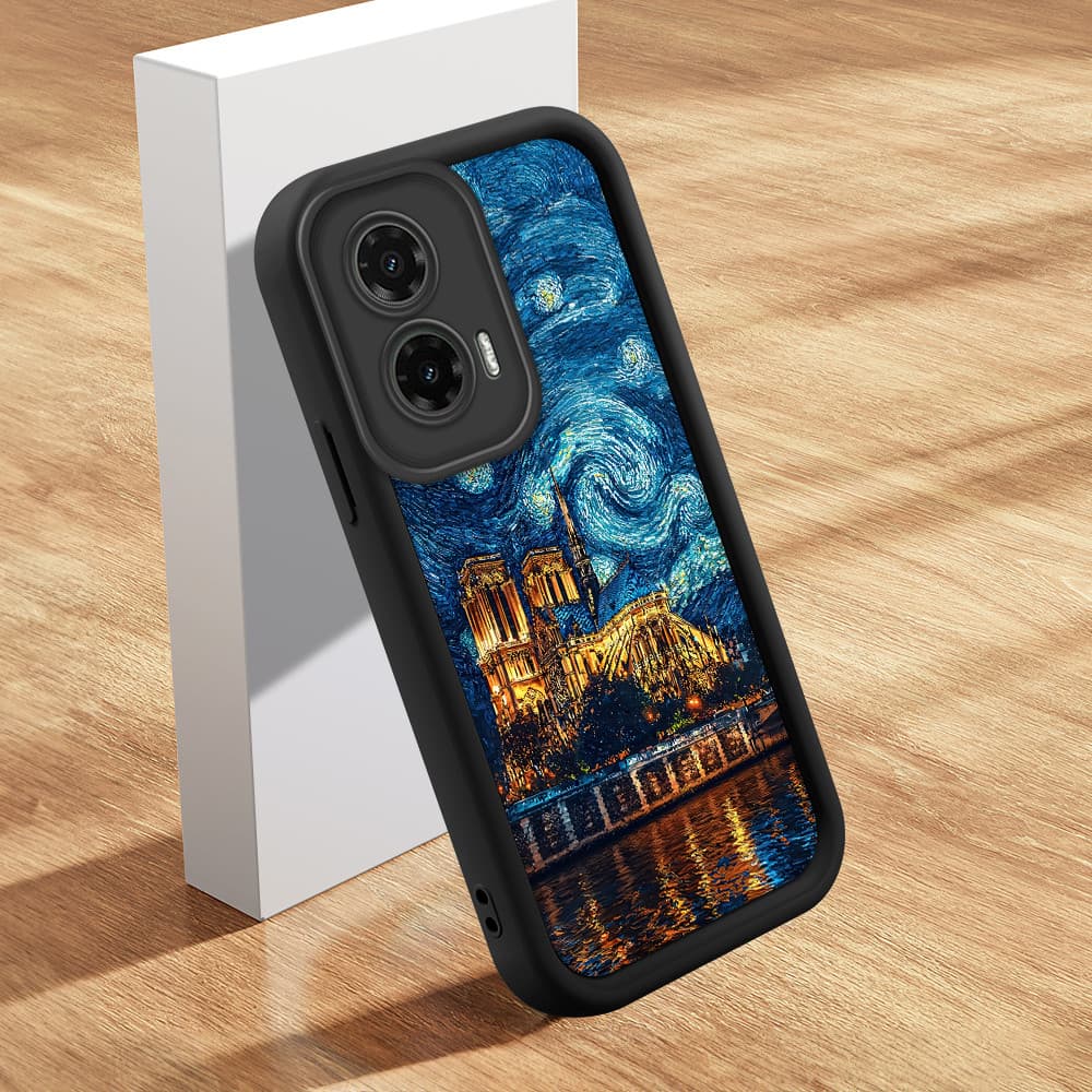 Capa Para Motorola Moto G35 5G Capinha De Celular Macio Preto Normal Silicone Case 6226 TYB