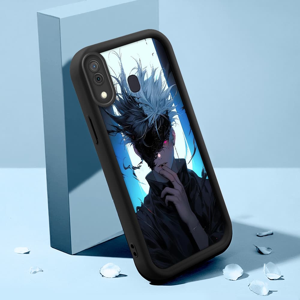 Capa Para Samsung Galaxy A30 A20 Capinha De Celular Macio Preto Normal Silicone Case 5461 TYB