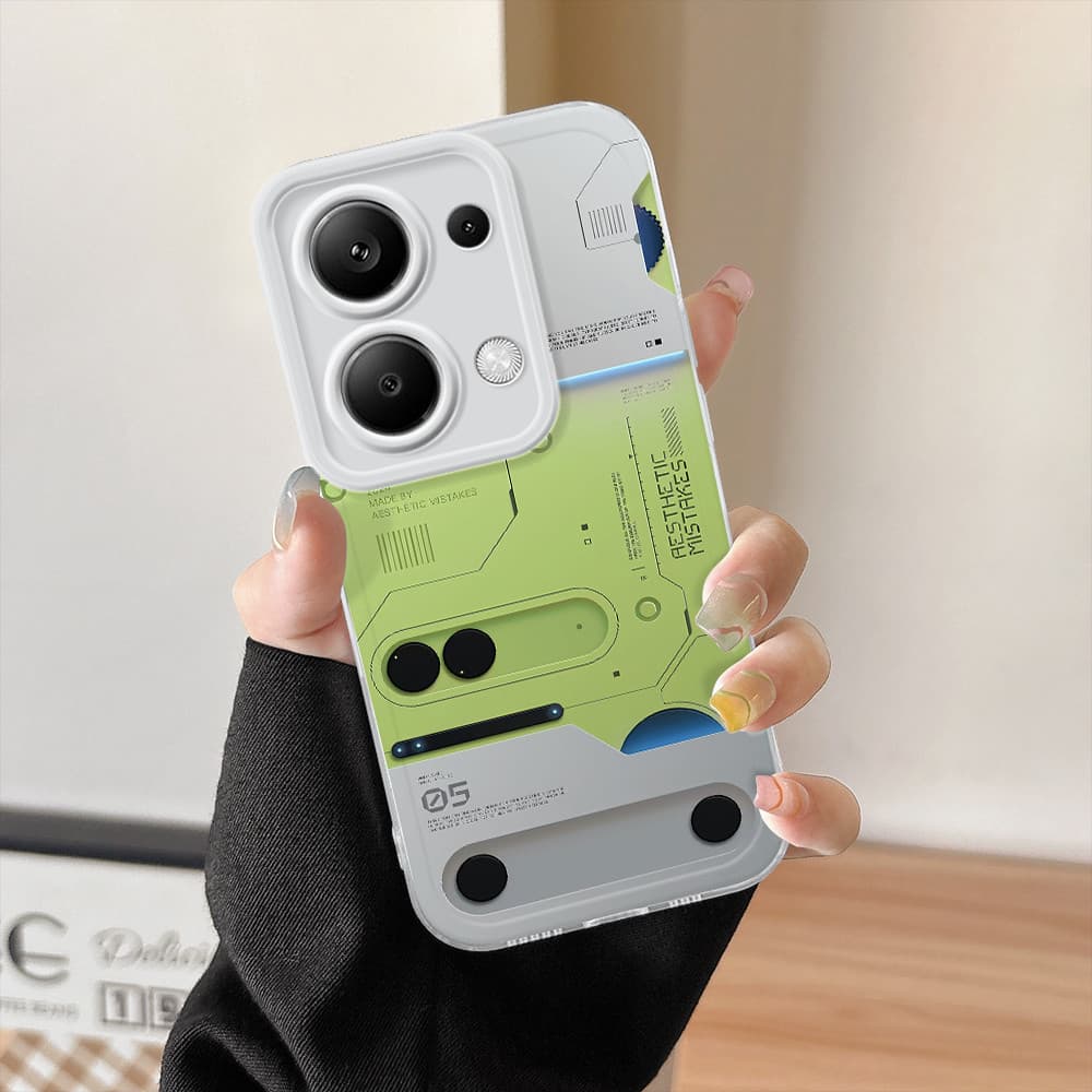 Capa Para Xiaomi Redmi Note 13 Pro 4G Capinha de Celular Macia Transparente com Proteção de Câmera TSY 0201
