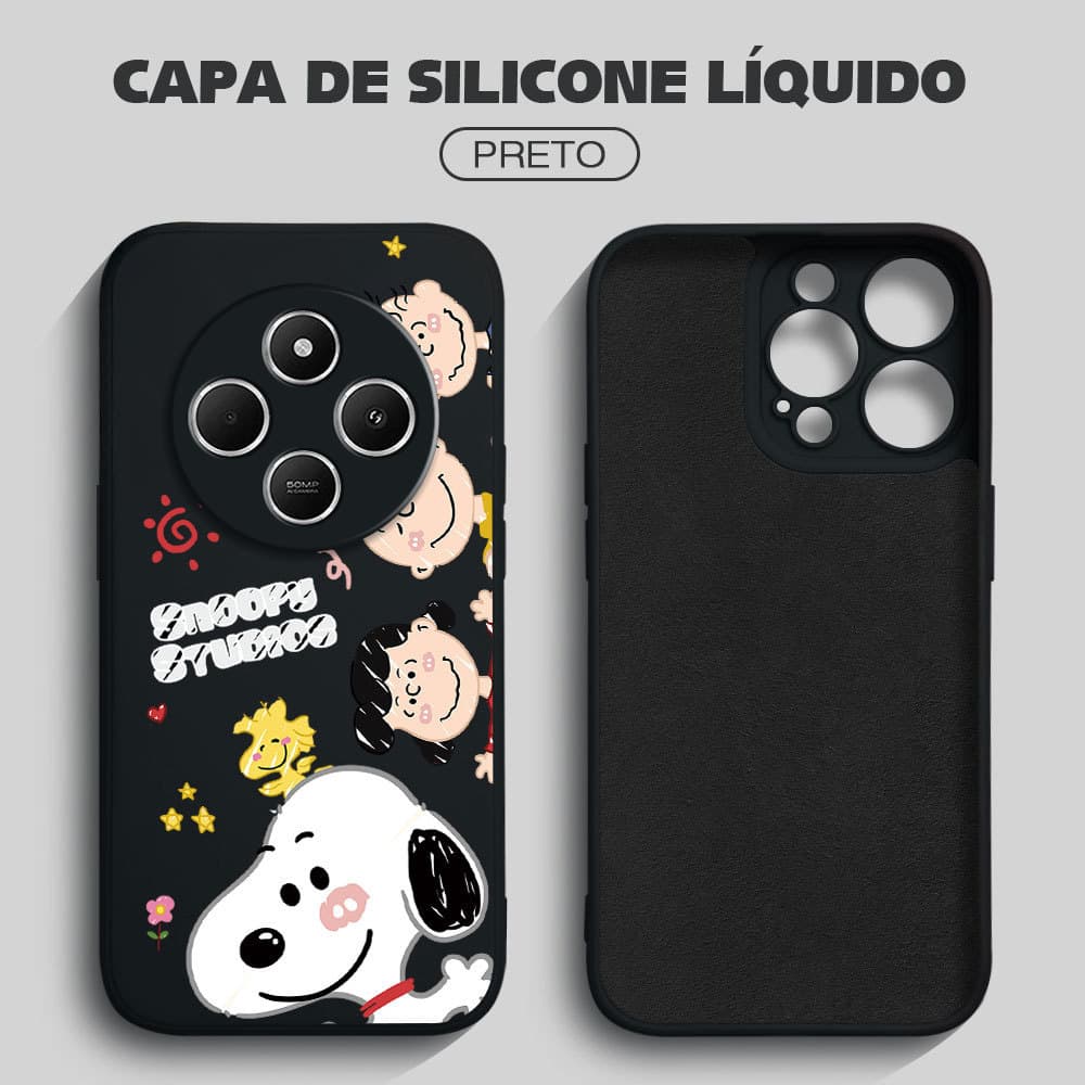Capinha Silicone Para Xiaomi Poco C75 4G 5G Capa De Celular Anti Choque Capinhas Macia Case YT 0155