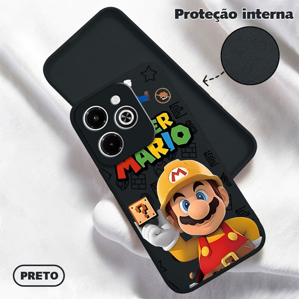 Capinha Silicone Para Infinix Smart 8 Pro HD Plus Hot 40i Capa De Celular Anti Choque Capinhas Macia Case YT 0184