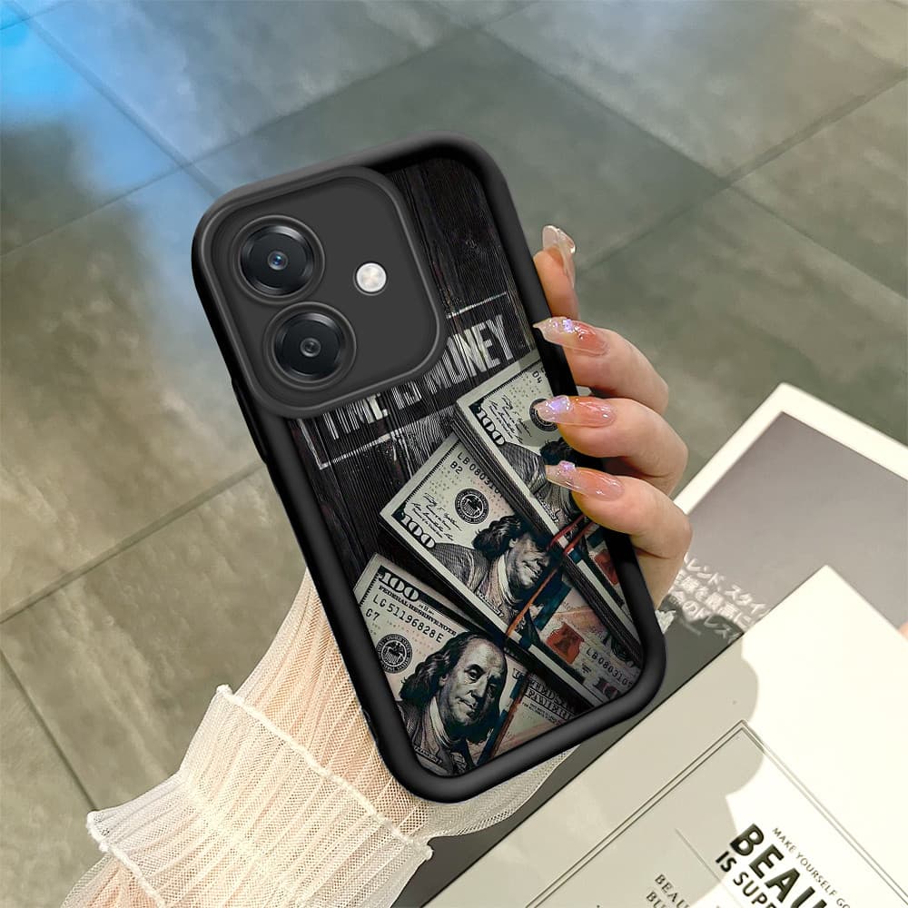 Capinha Para OPPO A40 A60 4G 5G Capa De Celular Macia Silicone Protetora Preta Case BTY 6967