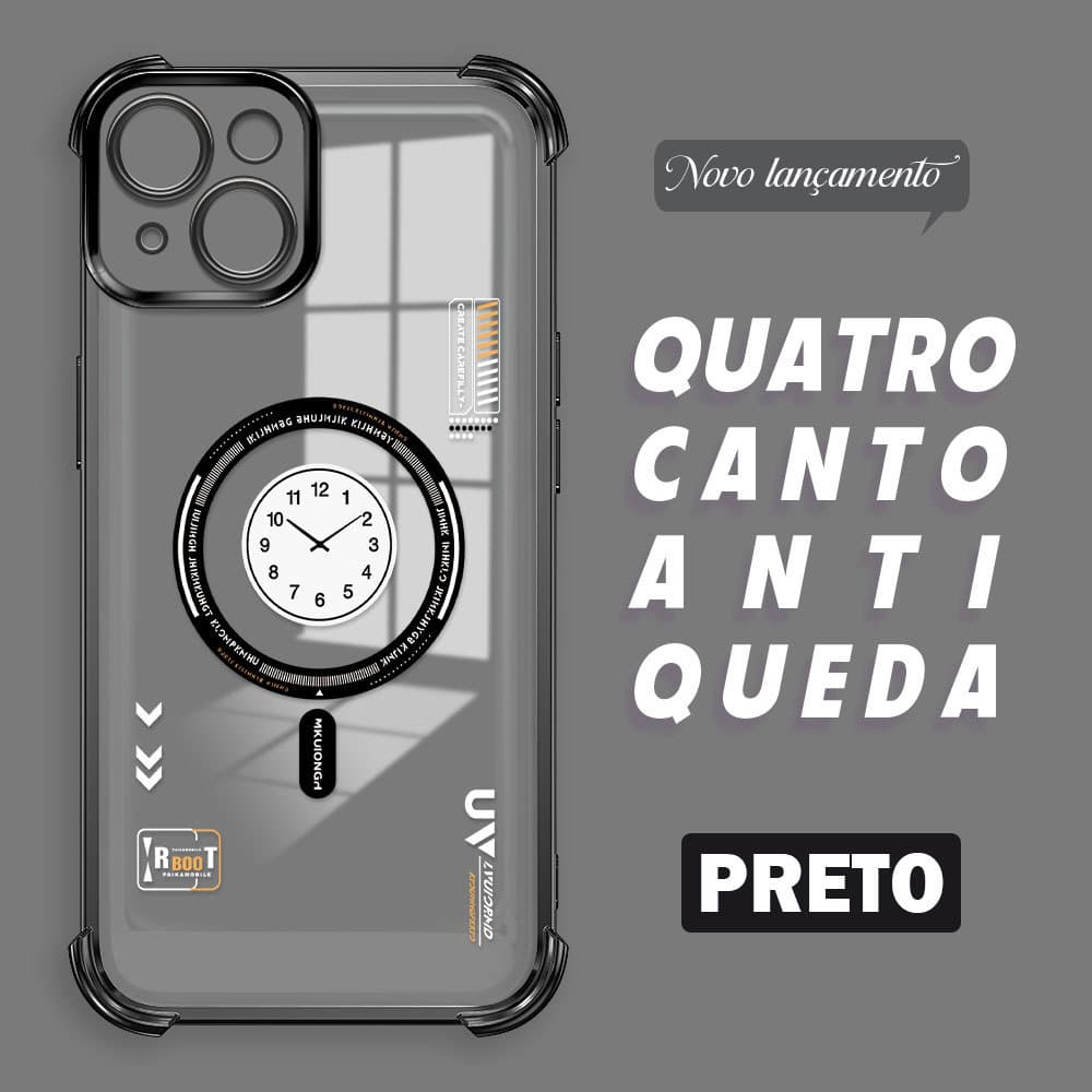 Capinha Para iPhone 14 Capa De Celular Case Macia Anti Choque Transparente Protetora FS 0793