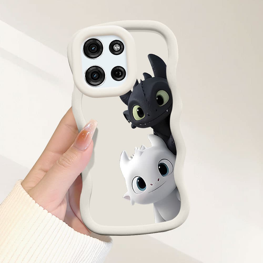 Capa Para Motorola Moto G75 5G Capinha Macia De Silicone Celular Dragon 0328 MKL
