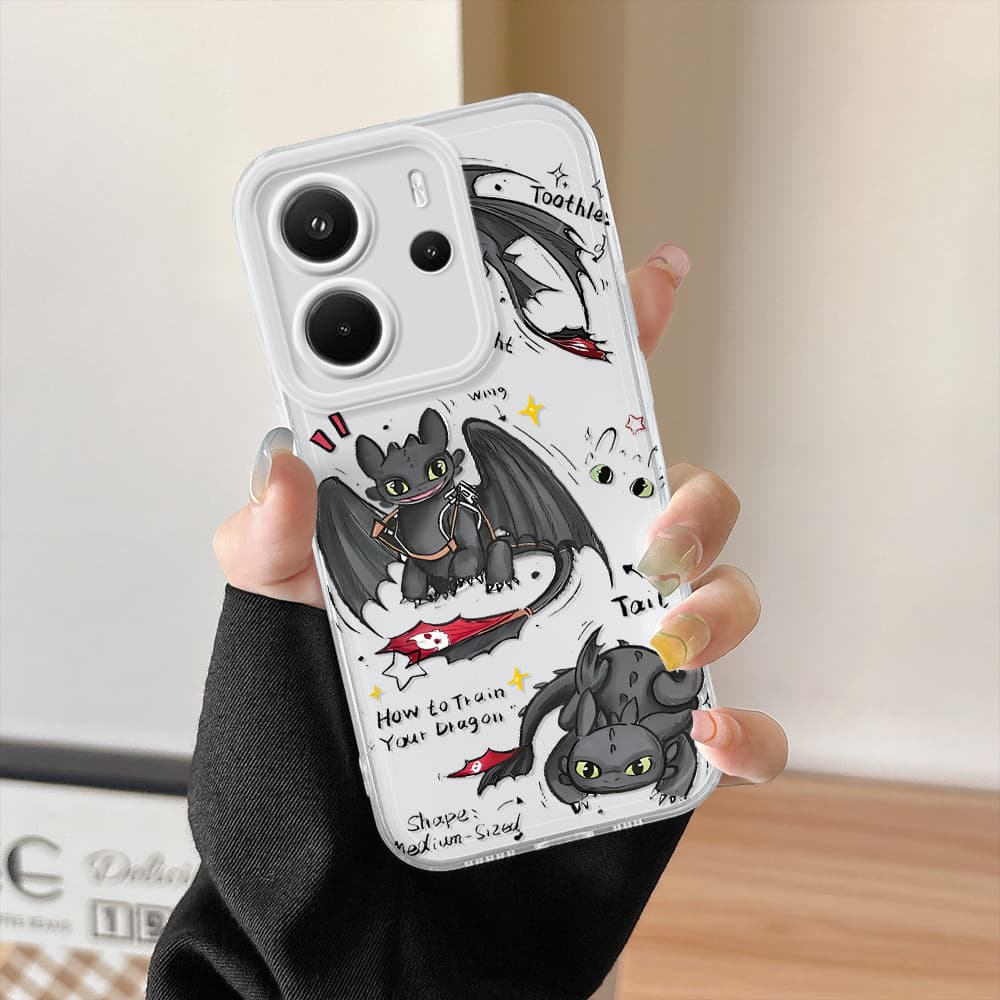 Capinha Capa Para Xiaomi Redmi Note 14 4G Anti-impacto Transparente Silicone De Celular 0003TSY