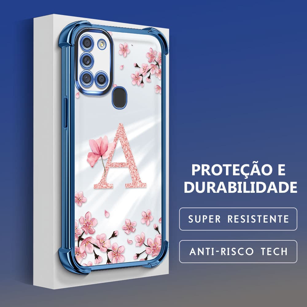 Capinha Para Samsung Galaxy A21S Capa De Celular Case Macia Anti Choque Transparente Protetora FS 0818