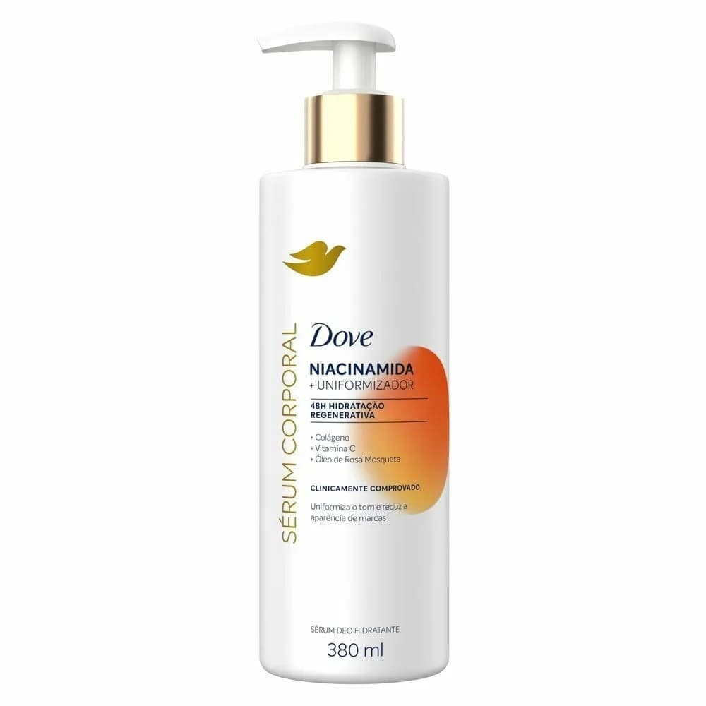 Sérum Corporal Niacinamida Dove 380ml Hidratação e Uniformização da Pele