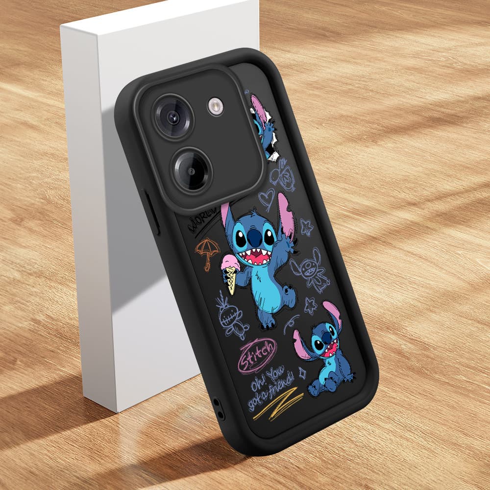 Capinha Para Xiaomi Poco M7 Pro 5G Capa De Celular Macia Silicone Protetora Preta Case BTY 5619