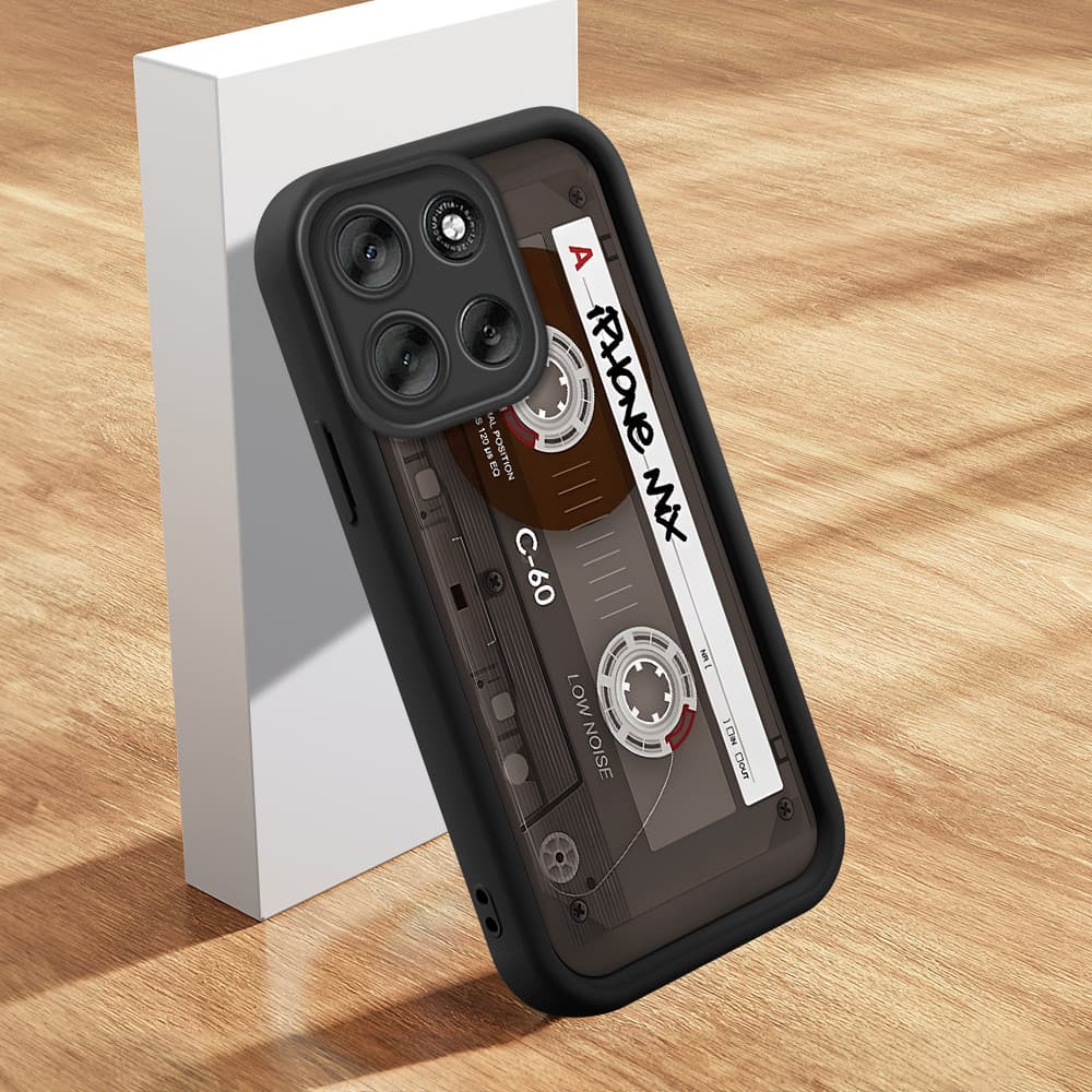 Capinha Para Motorola Moto G56 5G Capa De Celular Macia Silicone Protetora Preta Case BTY 6030