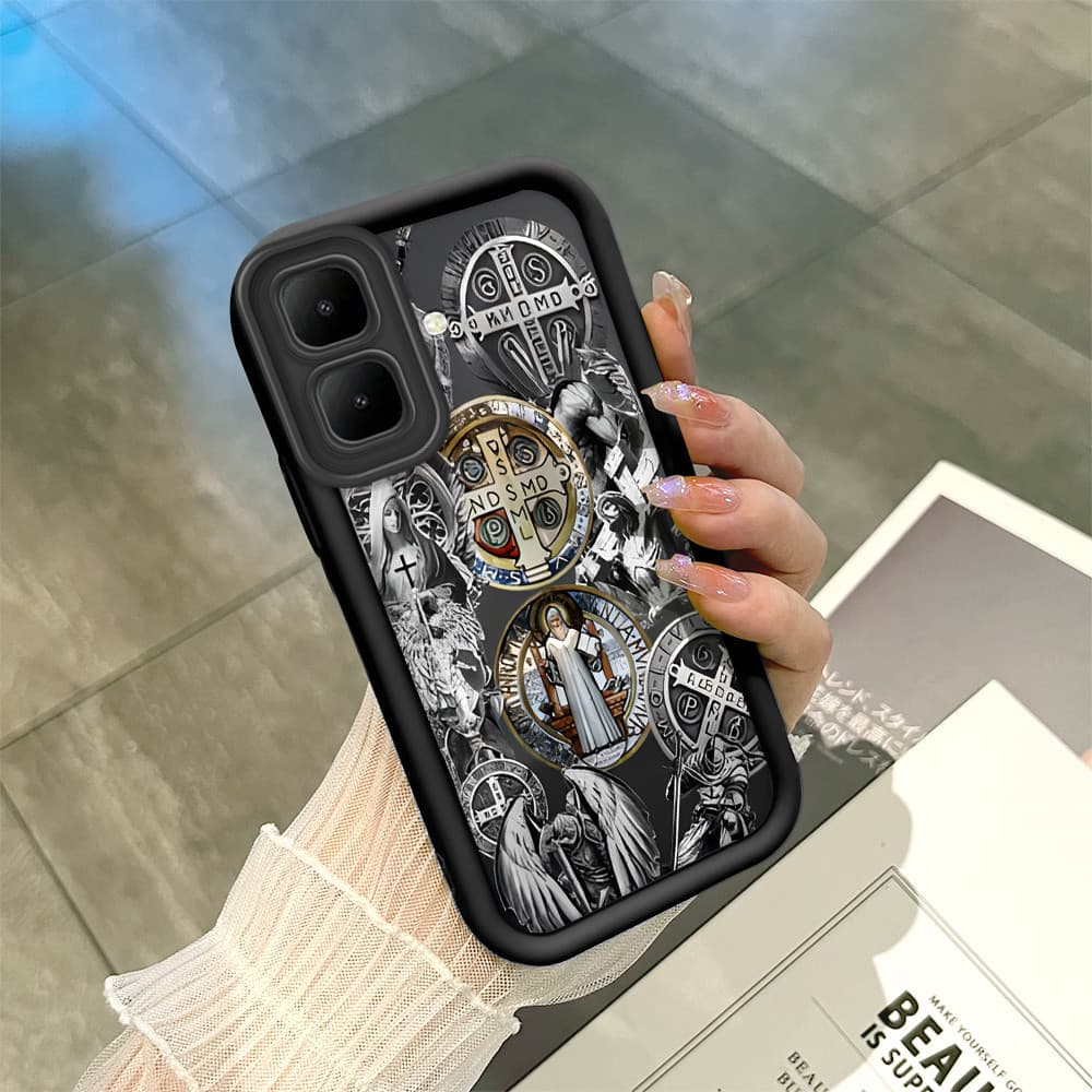 Capinha Para Infinix Smart 10 Capa De Celular Macia Silicone Protetora Preta Case BTY 6850