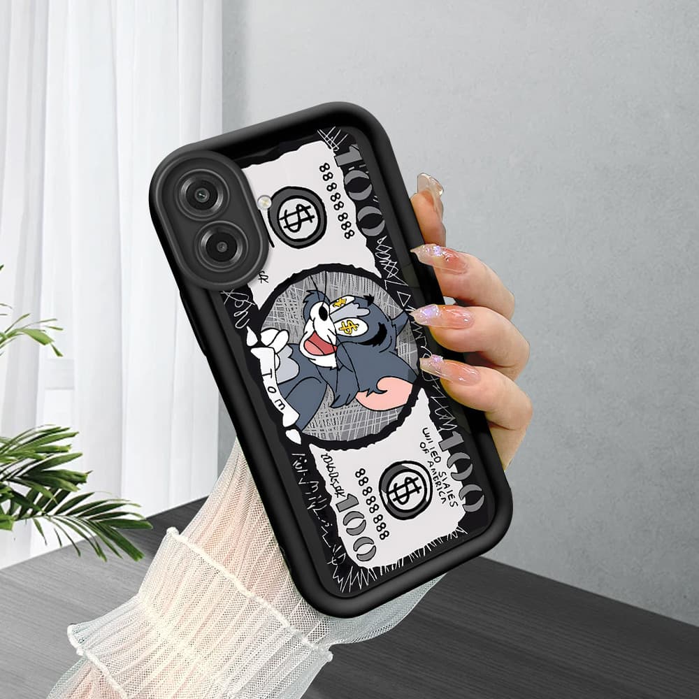 Capinha Macia Silicone Protetora Preta Case Para Samsung Galaxy A07 4G 5G Capa De Celular BTY 5782