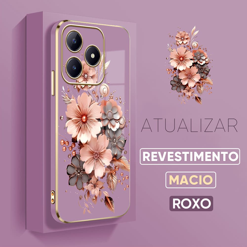 Capinha Para Realme C61 C63 Capa De Celular Macia Soft Silicone Telephone Protetora Case 1622 DD