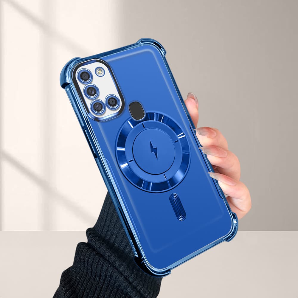 Capa Para Samsung Galaxy A21S Capinha De Celular Macia Case Transparente Anti Choque TPU Normal Caso 0672 FS