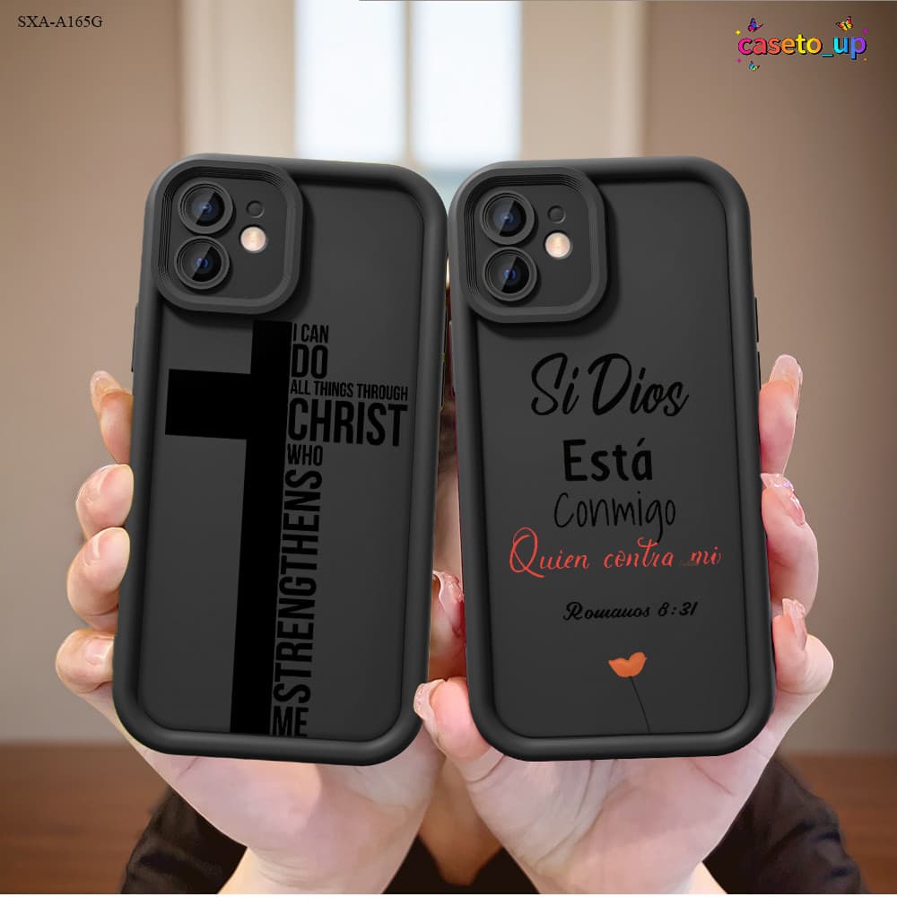 Capinha de Silicone Preta Para Samsung Galaxy A17 A16 A15 A14 A13 A12 4G 5G Capa de Celular TY7118