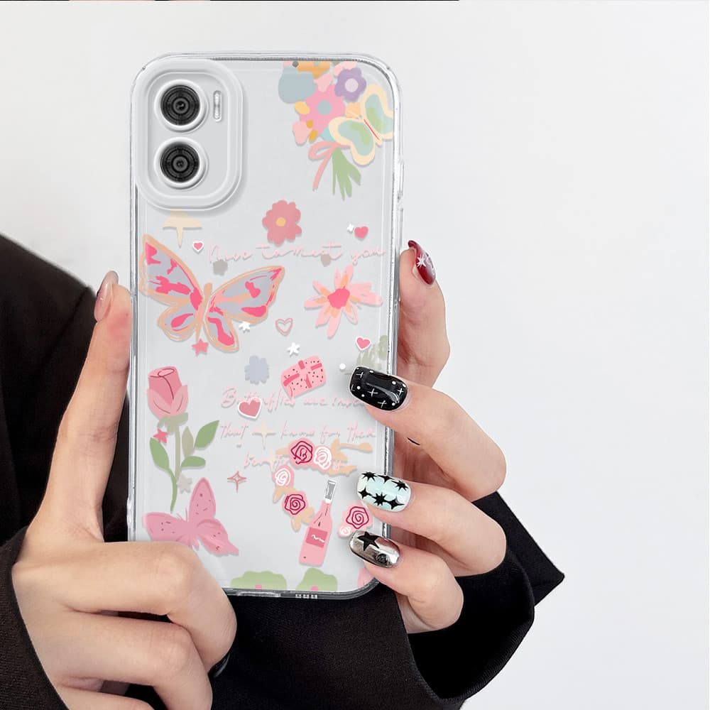 Capa Para Motorola Moto E22 Capinha De Silicone Celular Macio Transparente Soft Case 0251 TSY