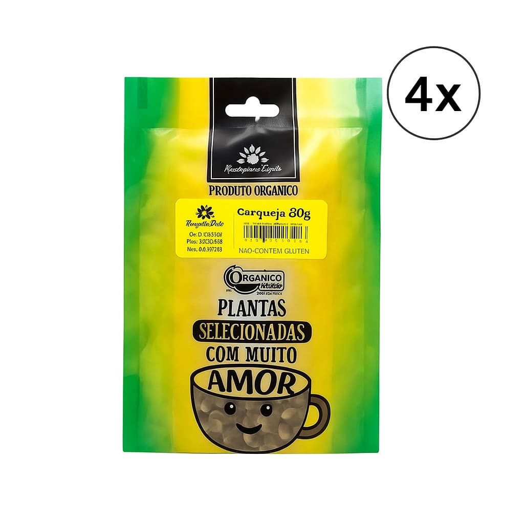 Kit 4X Chá De Carqueja Amarga Orgânico Kampo De Ervas 30G