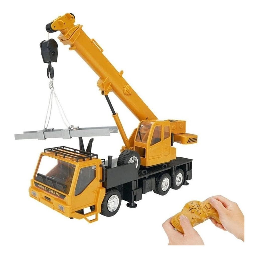 Caminhão De Controle Remoto 8 Canais Carrinho Guindaste Rc