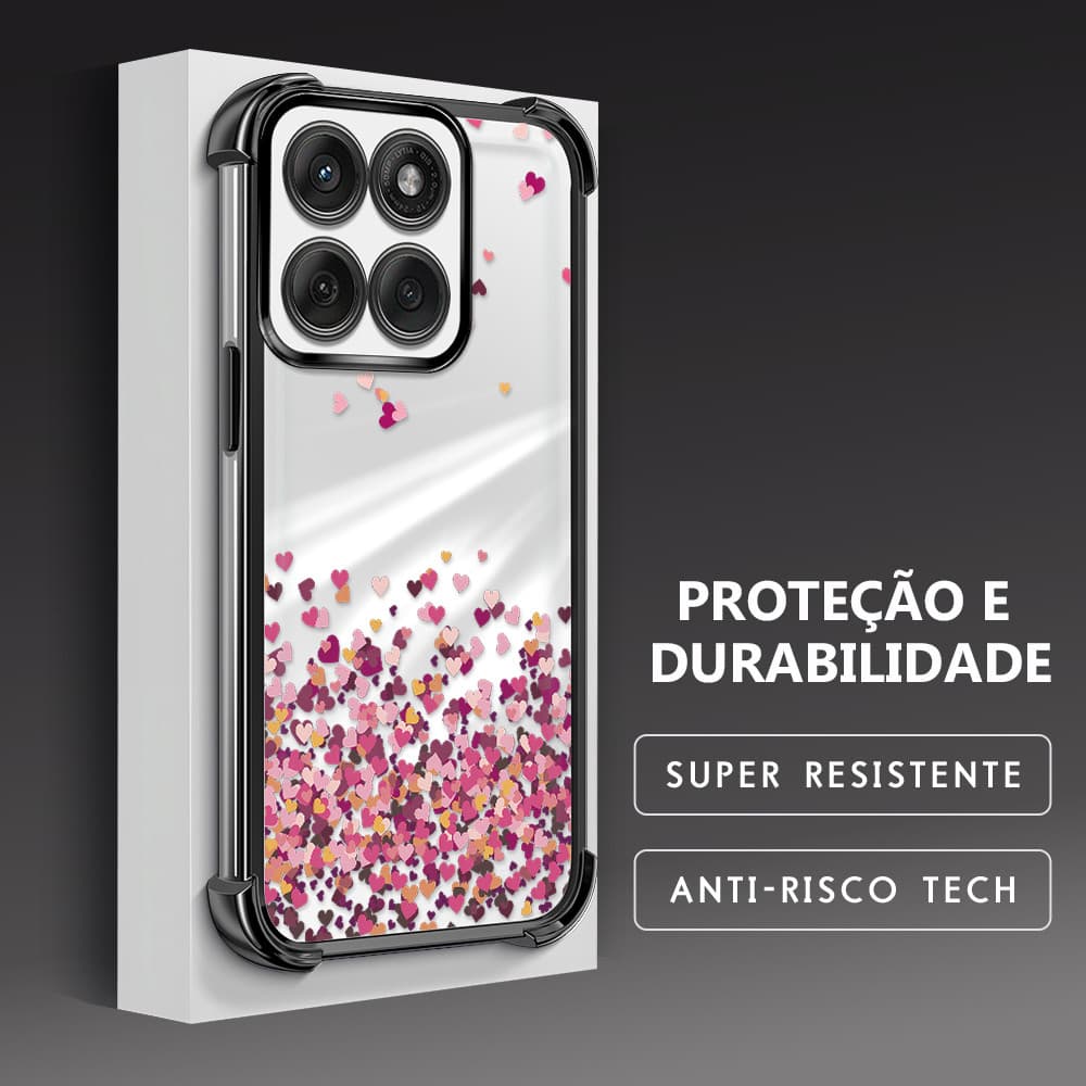 Capa Para Motorola Moto Edge 60 Fusion 5G Capinha De Celular Macia Case Transparente Anti Choque TPU Caso 0578 FS