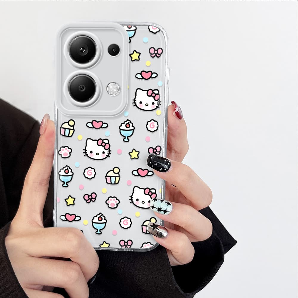 Capinha De Celular Silicone Macio Transparente Para Xiaomi Redmi Note 13 Pro 4G Capa Normal Proteção Case 0237 TSY