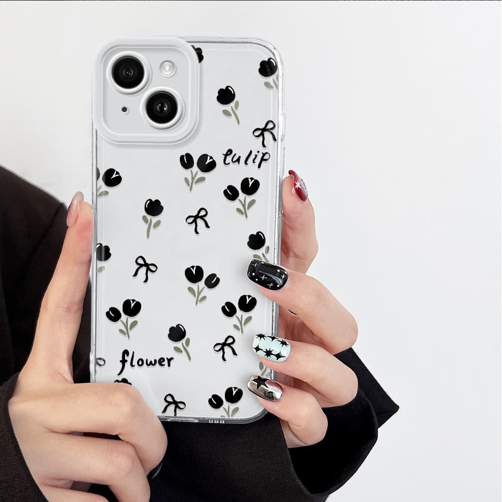 Capinha De Celular Silicone Macio Transparente Para iPhone 14 Capa Normal Proteção Case 0335 TSY
