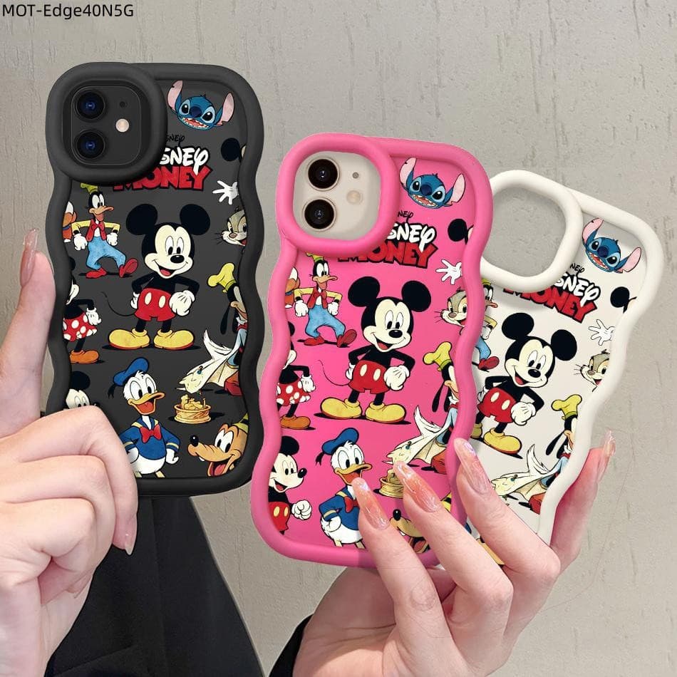 Capa Para Motorola Moto Edge 70 60 40 50 Fusion Plus Pro Neo 5G Capinha Silicone Macia Celular Protetora Case 0283 MKL