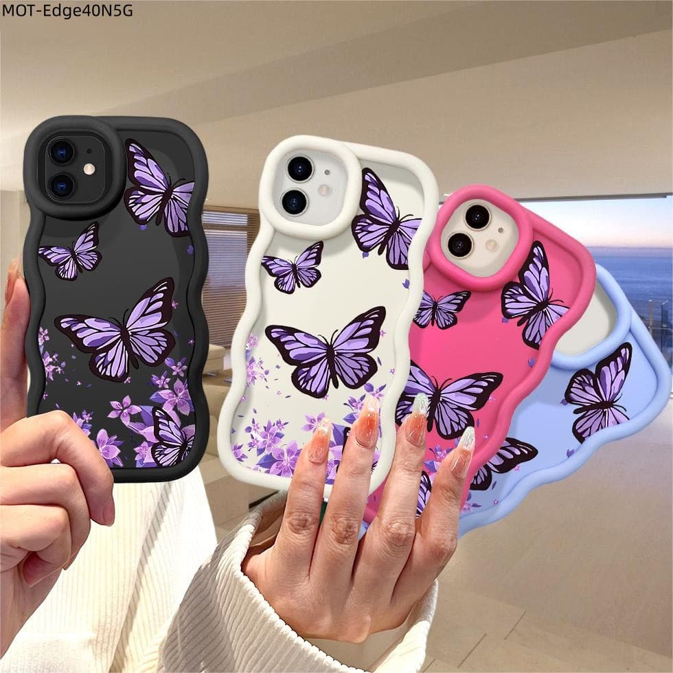 Capa Para Motorola Moto Edge 60 40 50 Fusion Neo 5G Capinha Silicone Macia Celular Protetora Case 0092 MKL