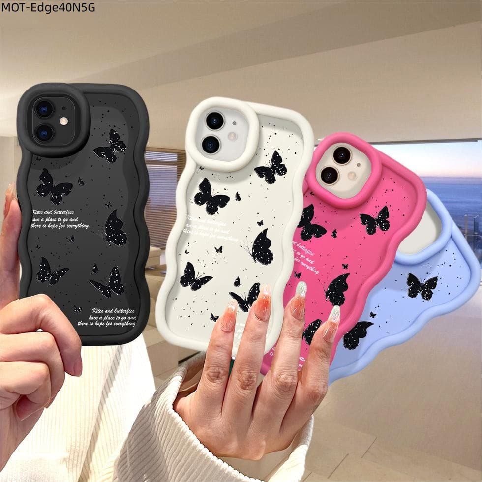 Capa Para Motorola Moto Edge 60 40 50 Fusion Neo 5G Capinha Silicone Macia Celular Protetora Case 0094 MKL