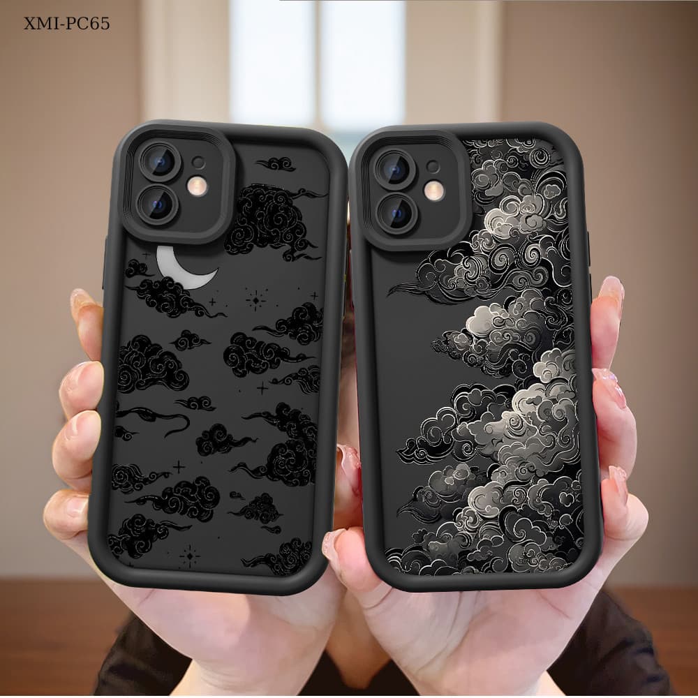 Capinha de Silicone Preta Para Xiaomi Poco C65 C75 C71 Capa de Celular Macia TY7424