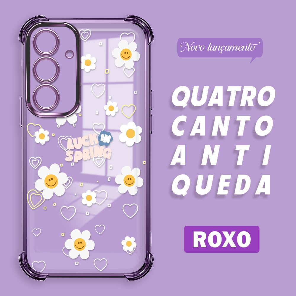 Capinha Capa Anti Impacto Transparente Luxo Para Samsung Galaxy A17 4G 5G Case De Celular SJ 0823