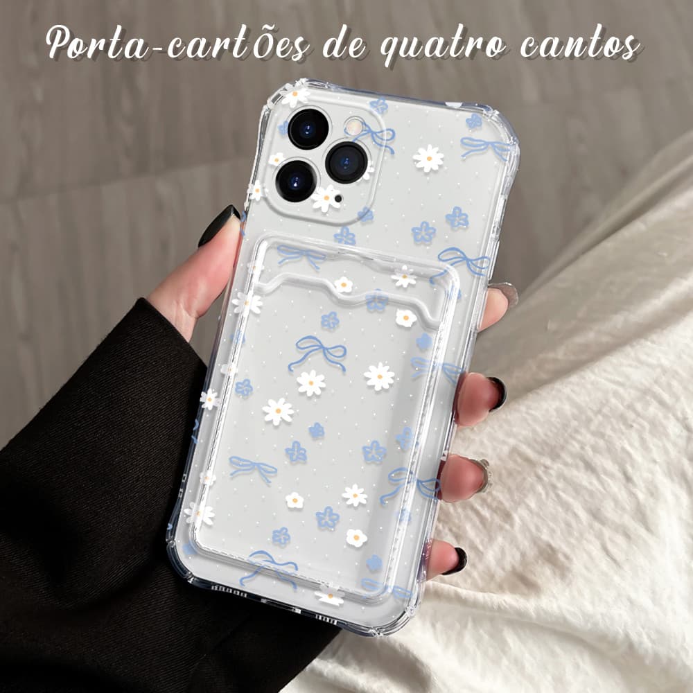 Capinha Porta-Cartões Para iPhone 11 Pro Capa De Celular Anti-choque Macia Case KB 6123