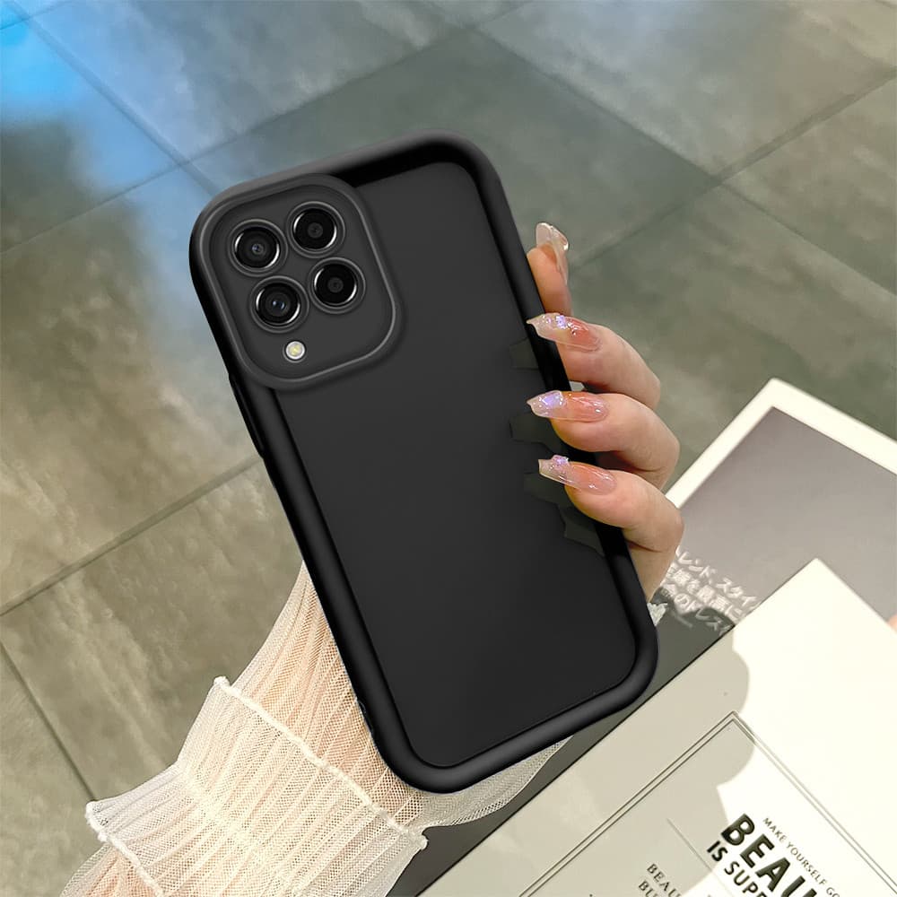 Capinha Para Samsung Galaxy M53 5G Capa De Celular Macio Silicone Preta Proteção Case BTY 5000